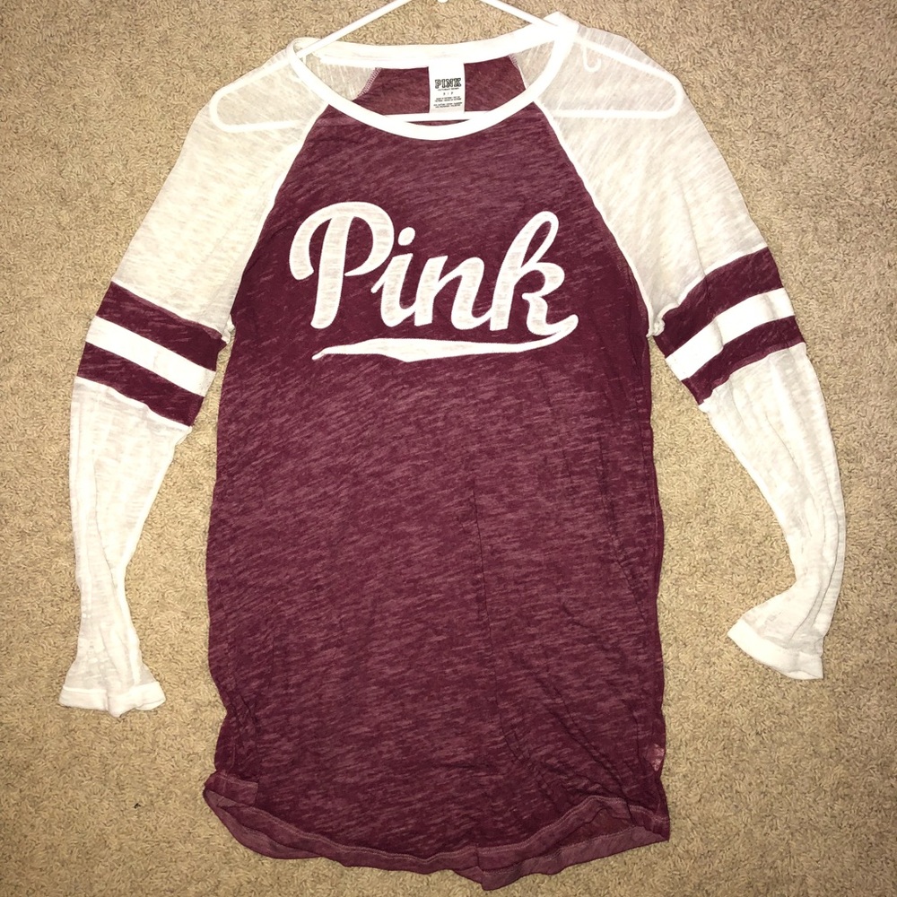 VS PINK Baseball Tee